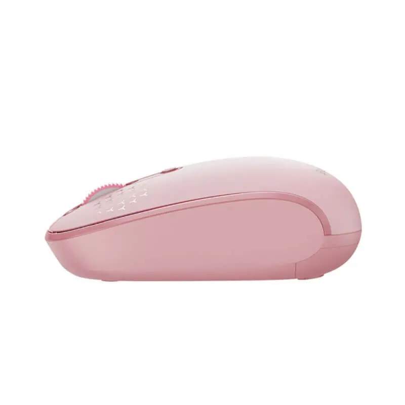 ماوس بی‌سیم باسئوس مدل F01B Tri-Mode pink-2